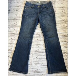 Ariat REAL Rosa Boot Jeans Womens 33R (36x32) Blue Denim Stretch Bootcut